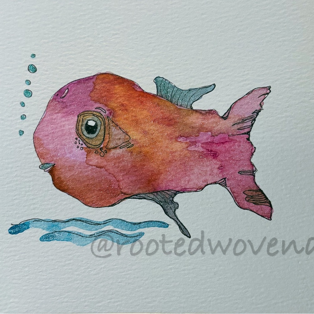 Colorful Fish Art Print